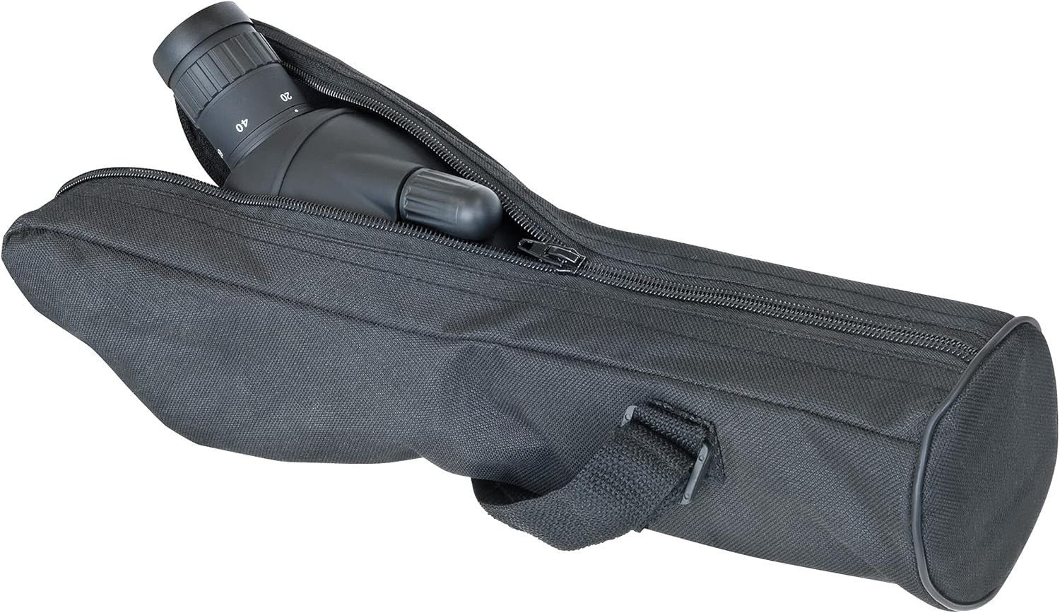 20-60x60 Zoom Spotting Scope Black with Tripod Rotatable Tube & Case