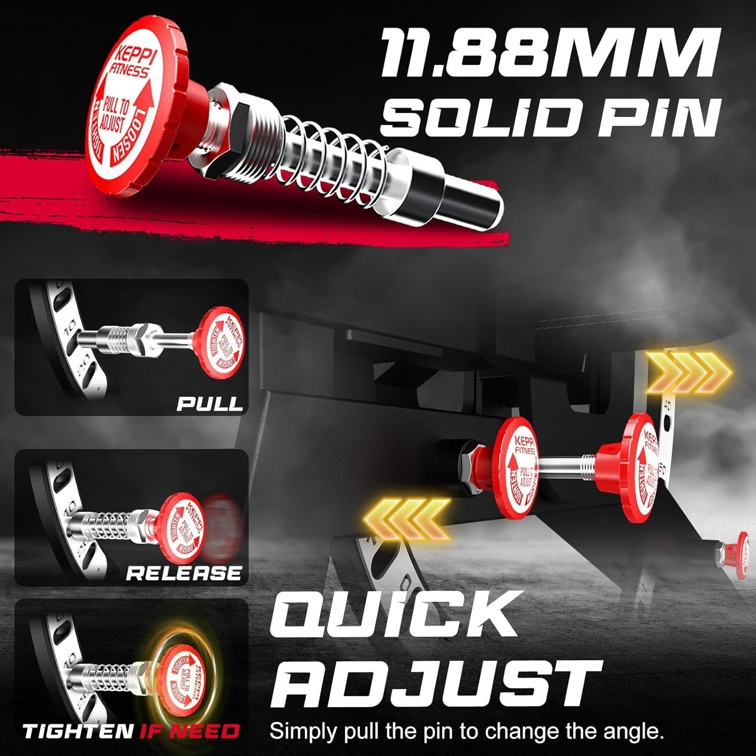 Commercial Strength Workout Bench 600kg Multi-Angle Home Training Pro
