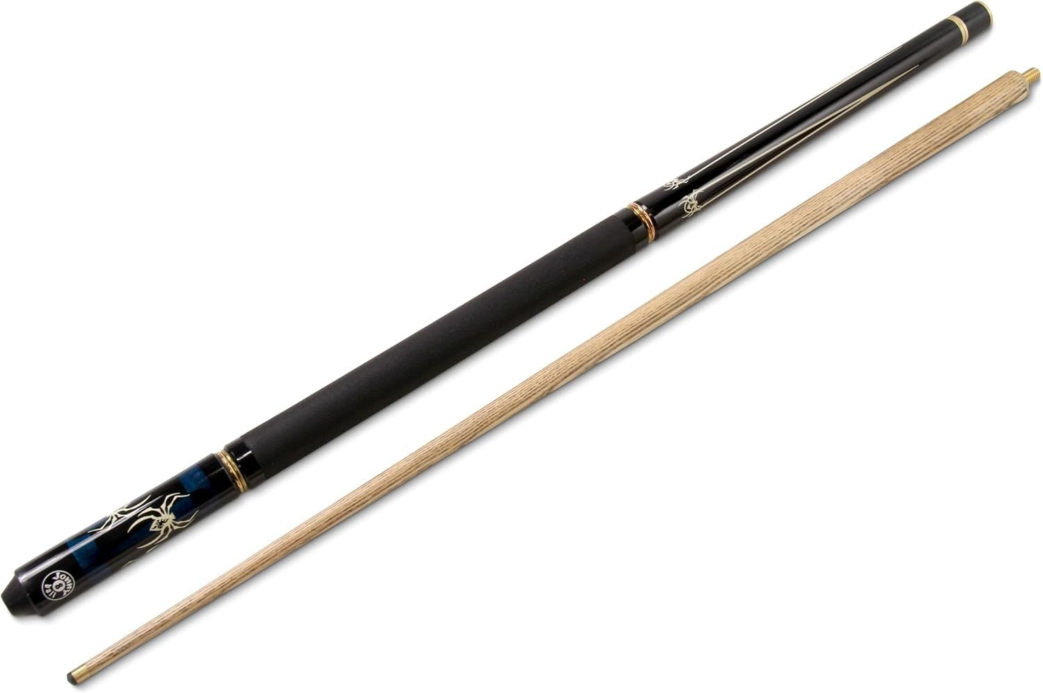 57in Adjustable Pool Cue 8mm Tip Ash Shaft 4pc Shorten to 45in