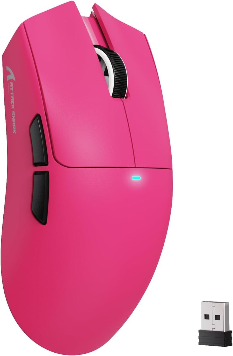 Esports Wireless Mouse 22K DPI 63g 1000Hz Tri-Mode Pink