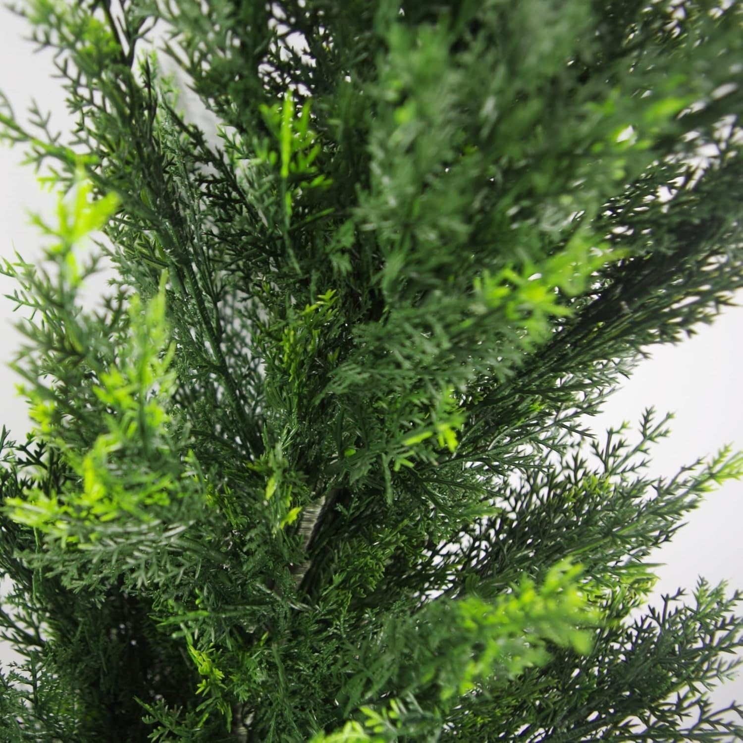 120cm Artificial Cedar Cypress UV Protected Topiary Tree in Weighted Pot Decor