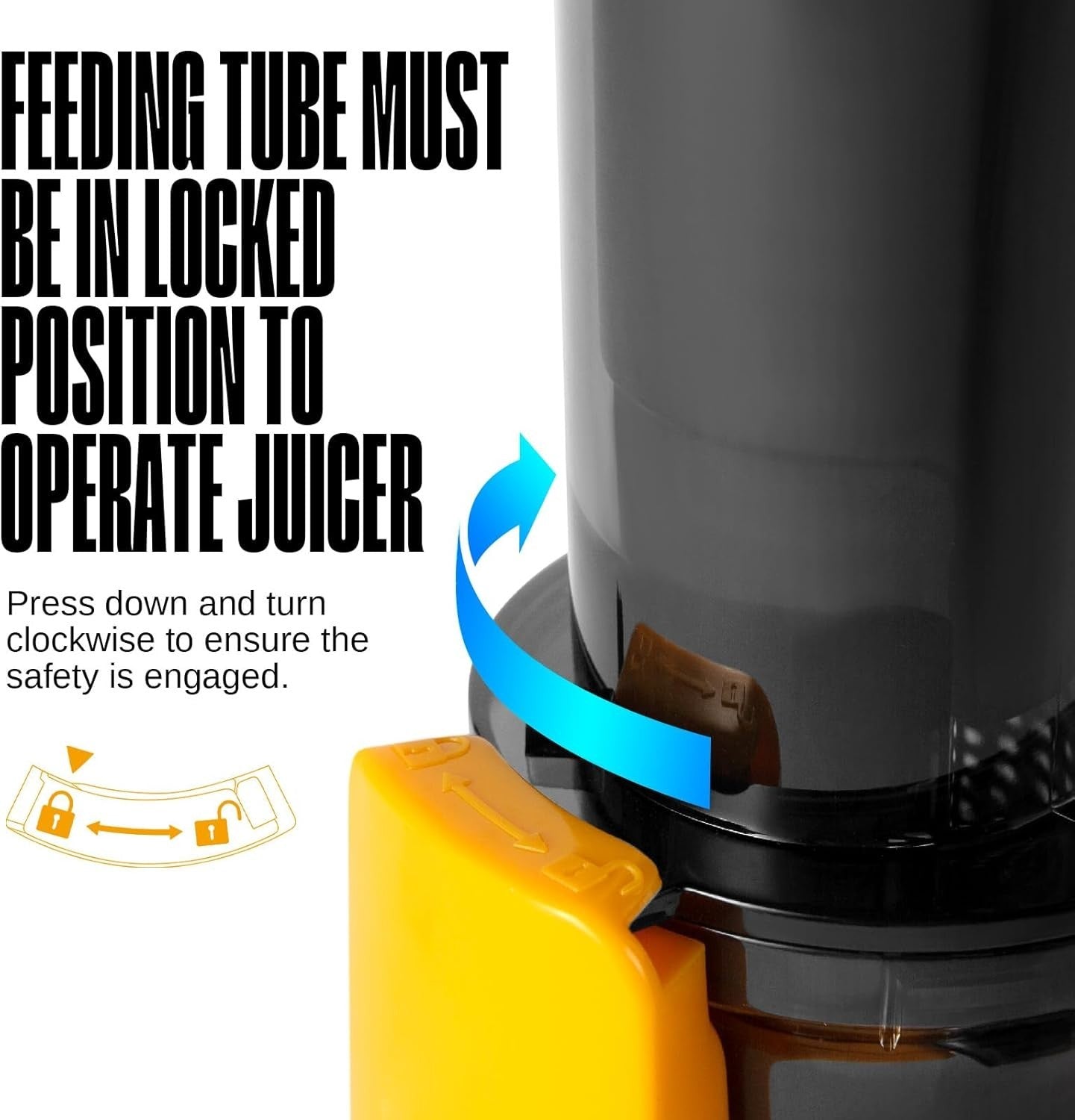 Compact Cold Press Juicer Slow Masticating 60RPM High Nutrient Yield
