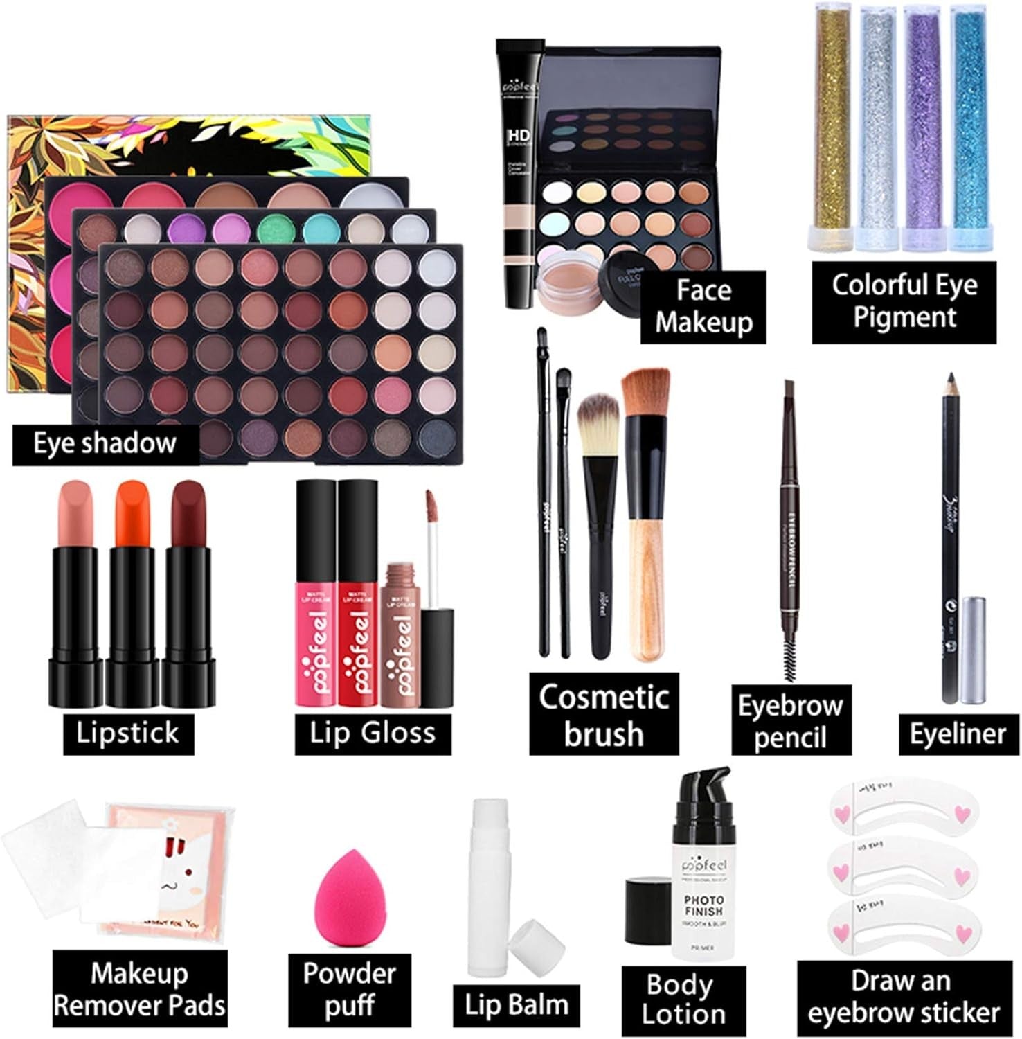 Beauty Advent Calendar 2025 Makeup Gift Set Palette for Girls