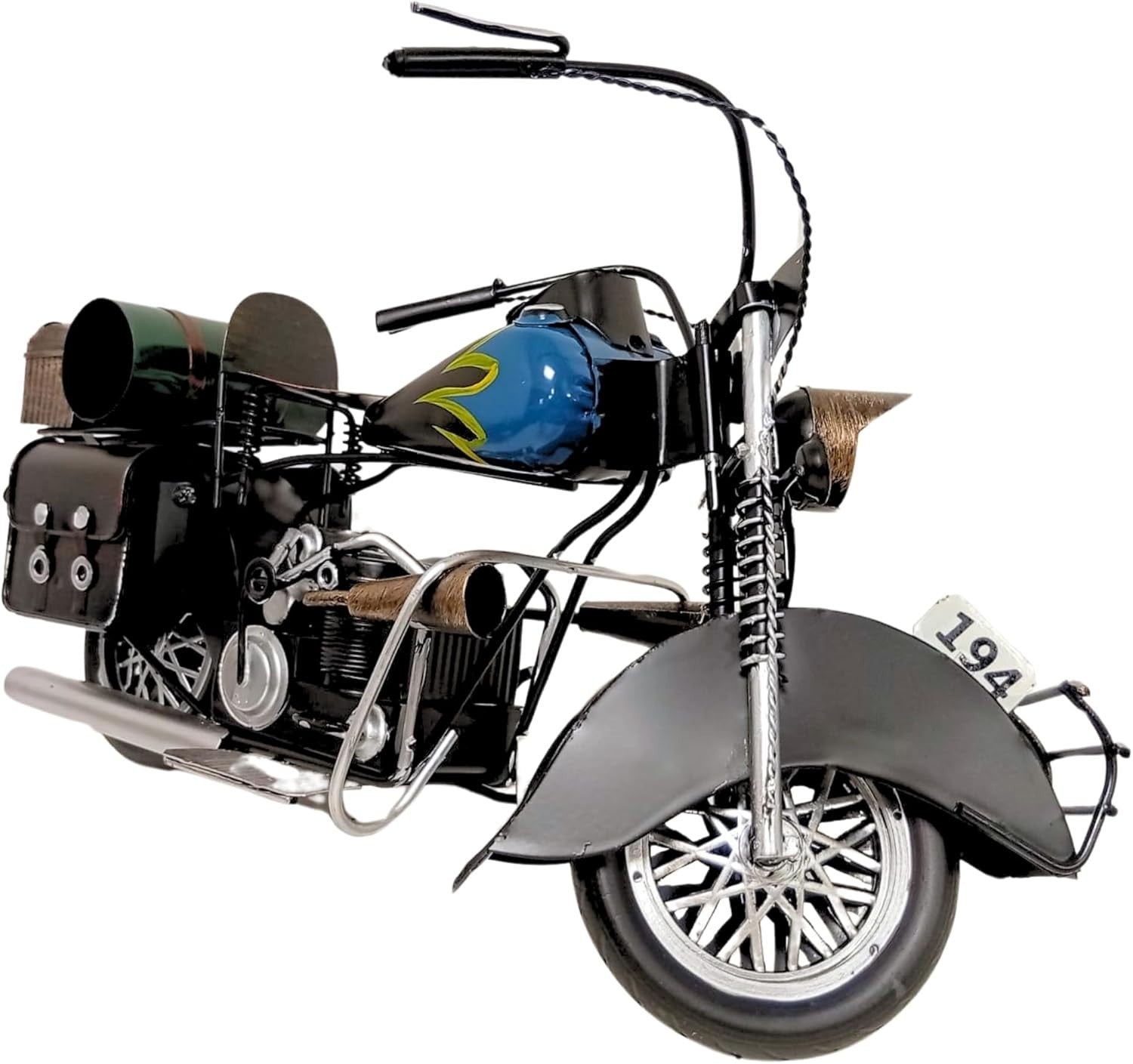 Vintage Motorcycle Model with Authentic Details & Classic Display Gift