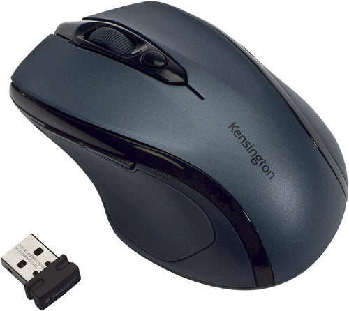 Wireless Mouse Mid Size 5 Button Optical Ergonomic USB Nano
