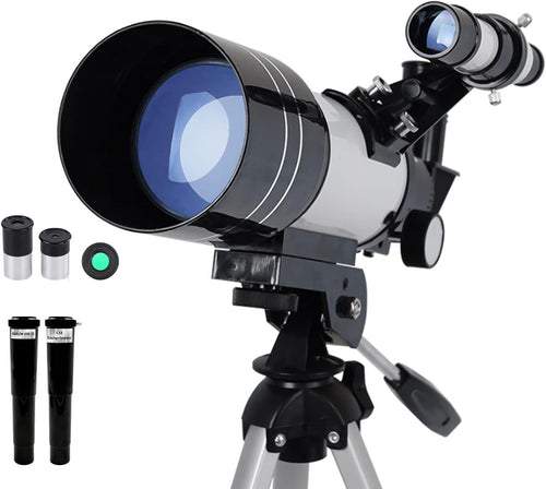 70mm Beginner Telescope 150X Magnification with Tripod & Finder Scope