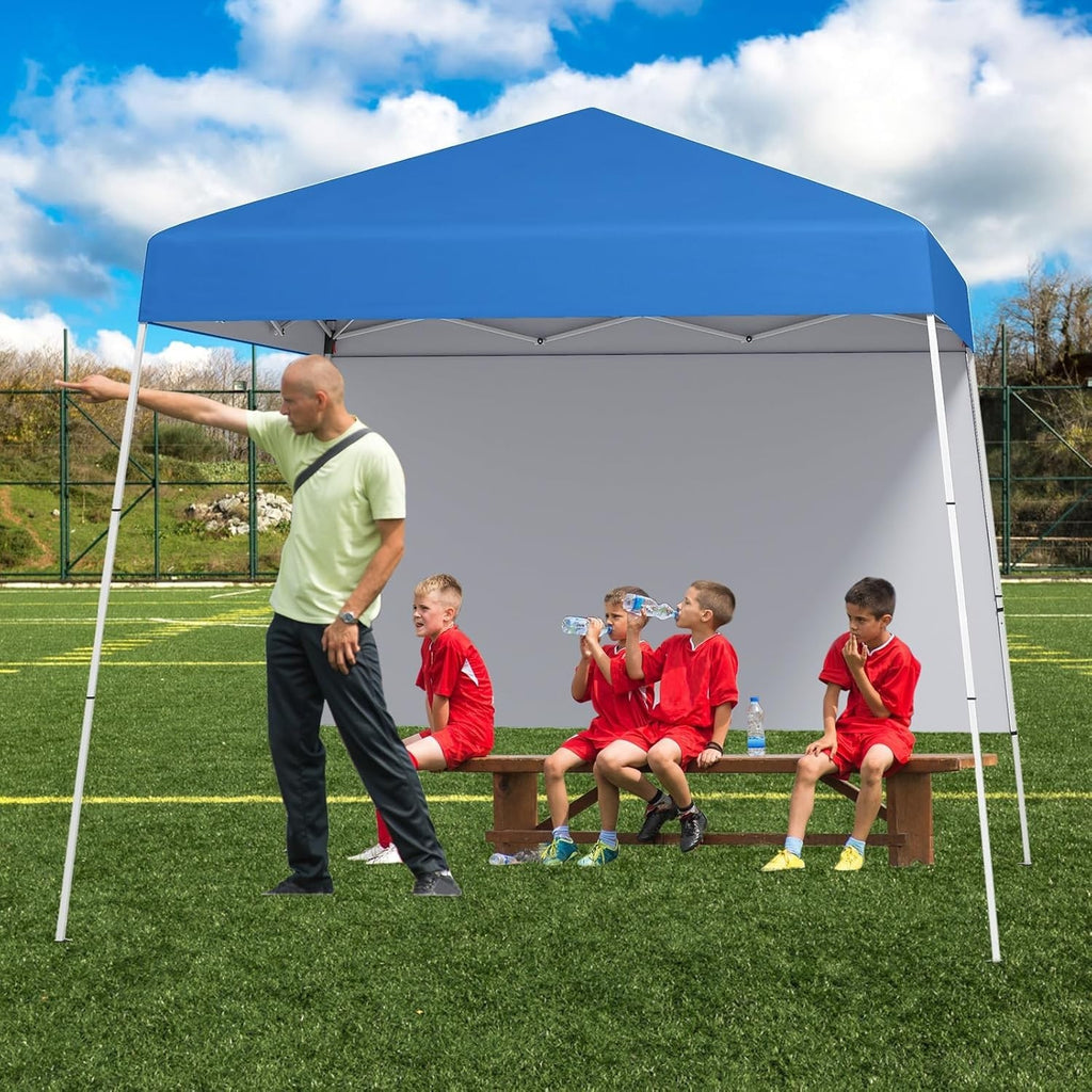 3x3M Blue Pop-Up Canopy Tent UPF50+ Sunshade Outdoor Party Gazebo