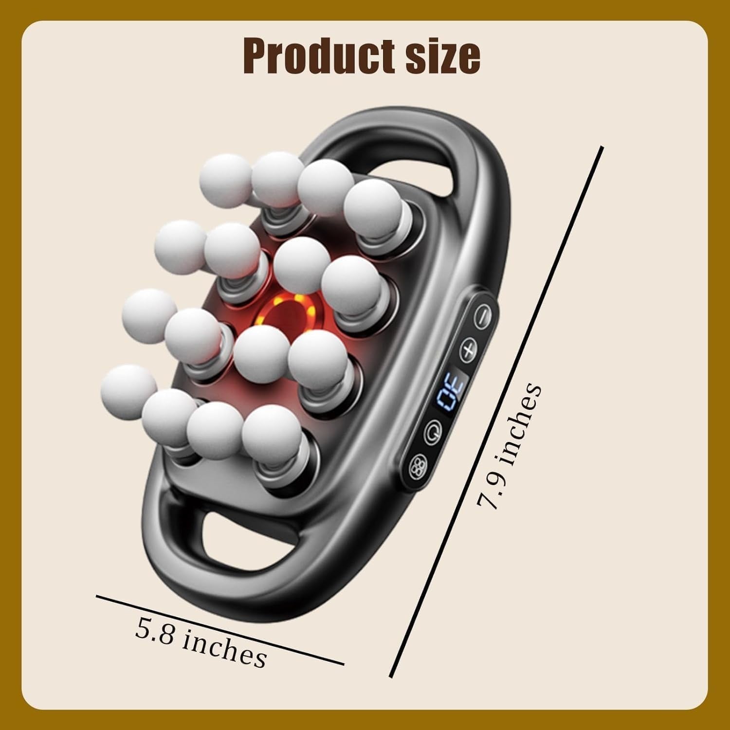 High Torque Muscle Massager 16 Head Deep Relief 30 Speed Full Body Therapy