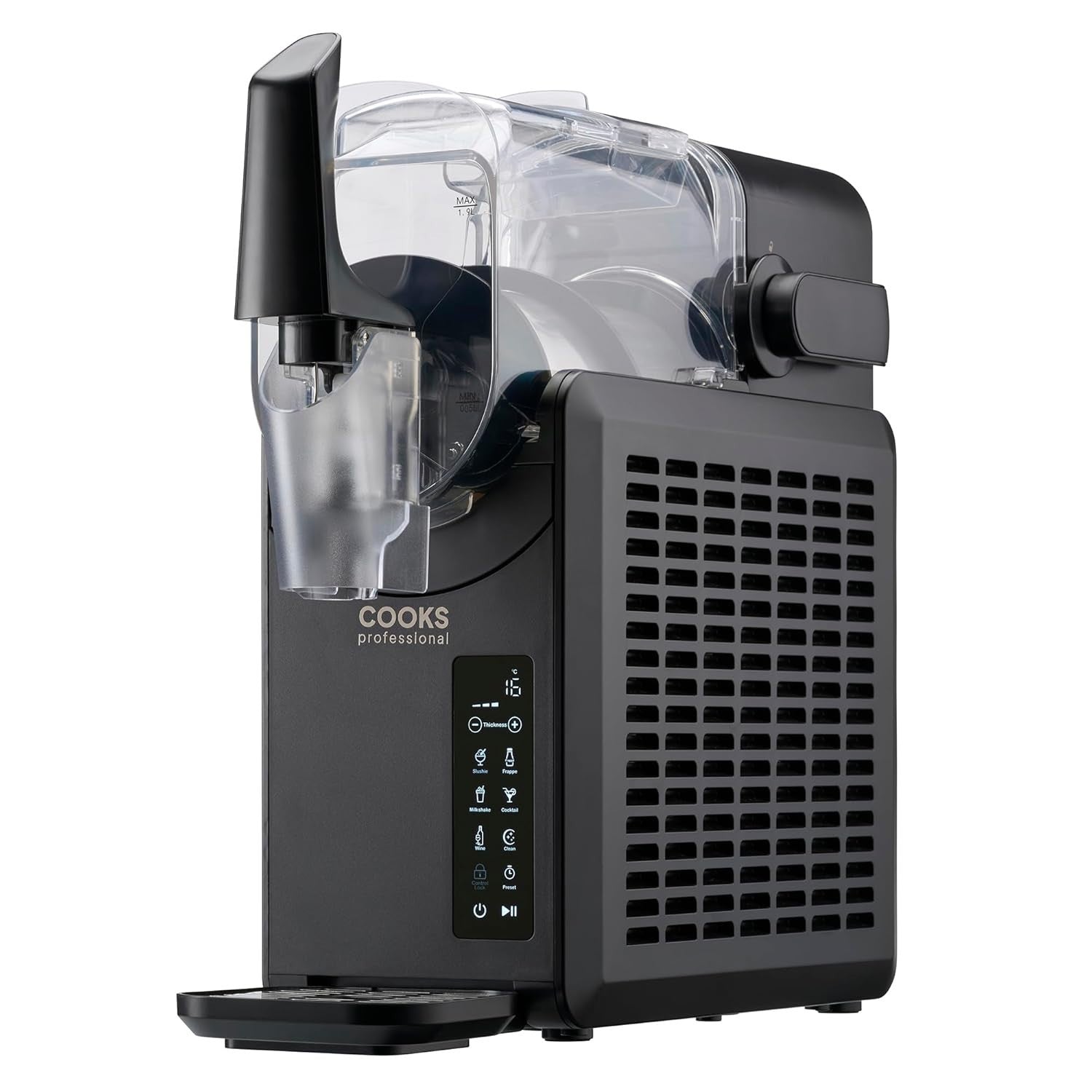 Commercial Slush Machine 2.5L Frozen Drink Maker Self Cooling 220W