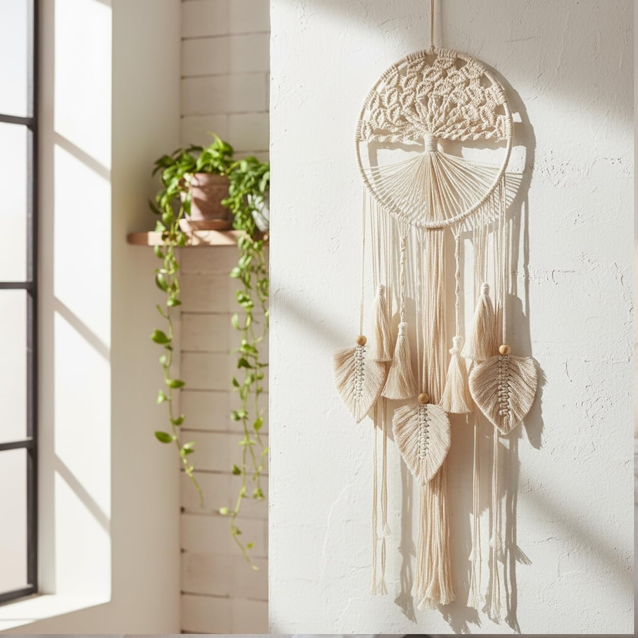 Tree of Life Tapestry Wall Hanging Boho Macrame Decor Large