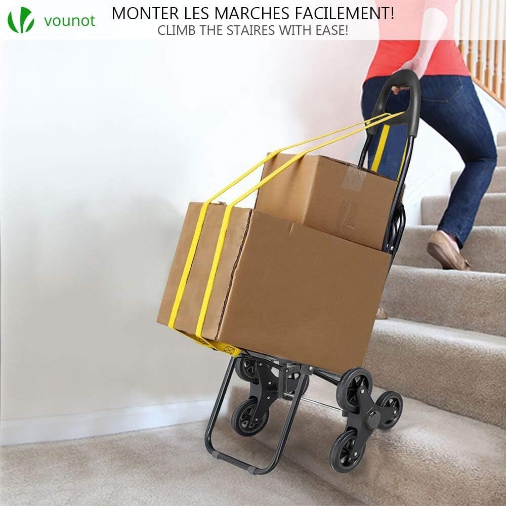 40L 6-Wheel Foldable Shopping Trolley Thermal Insulated Waterproof Bag