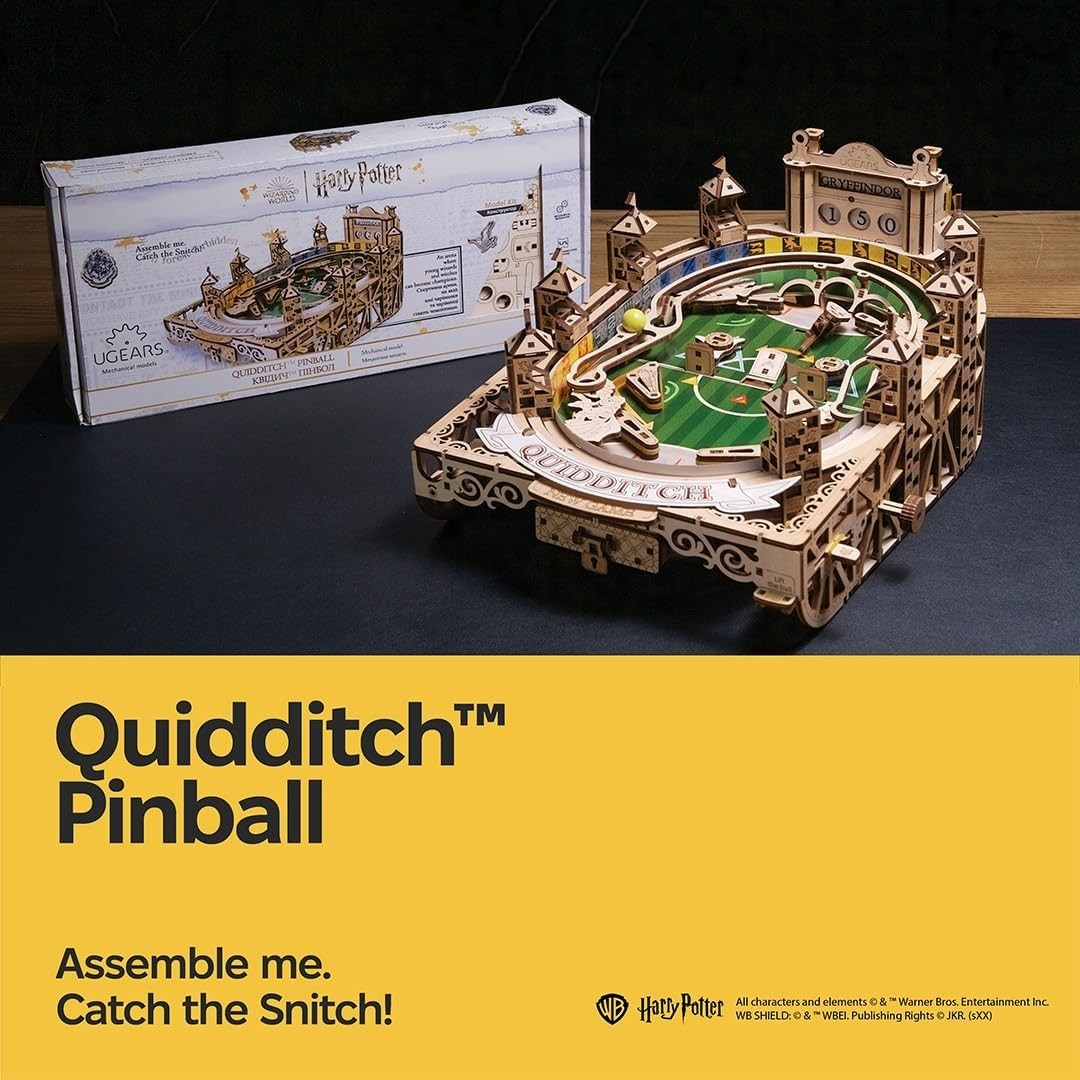 3D Wooden Pinball Puzzle Game – Advanced Model Kit for Adults & Gifts