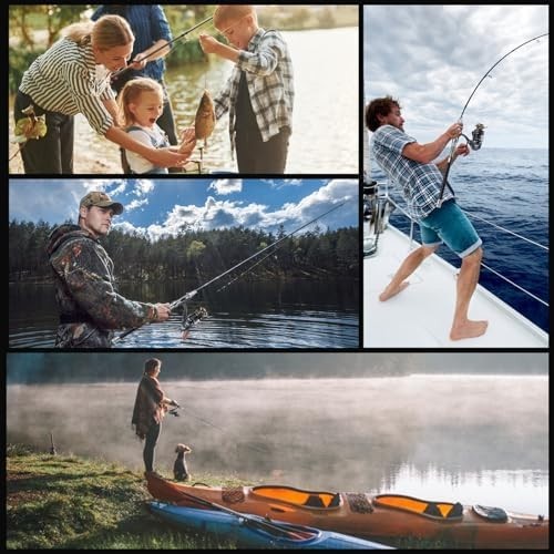 Telescopic Fishing Rod & Reel Kit 2.1m Spinning Pole with Lures & Bag