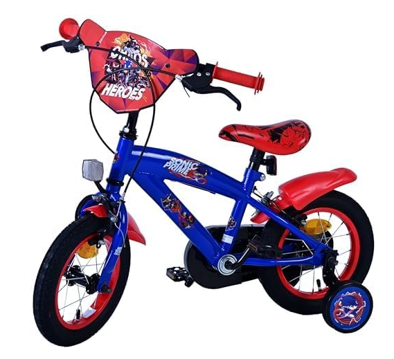 12 Inch Kids Bike with Stabilisers Dual Hand Brakes Bicycle Age 3-4