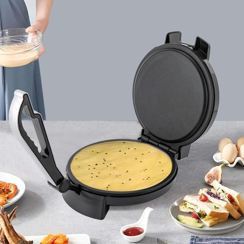 Electric Crepe Maker 1200W Pancake Griddle Hot Plate Non-Stick Breakfast Pan