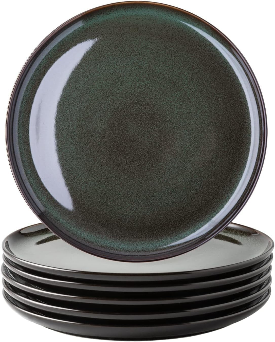 Dinner Plates Set of 6 27cm Scratch Resistant Ceramic Dishwasher Microwave