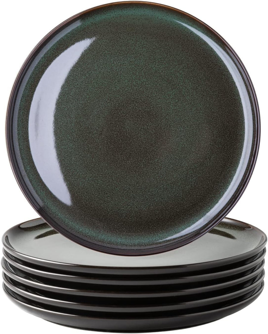 Dinner Plates Set of 6 27cm Scratch Resistant Ceramic Dishwasher Microwave