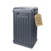 50L Sensor Bin Black Waterproof Ozone Auto Lid