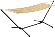 Luxury Hammock with Frame Indoor Outdoor Bed 200x100cm 120kg Heavy Duty Relax
