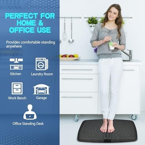 1 Inch Anti Fatigue Standing Mat with Massage Points Non Slip Comfort
