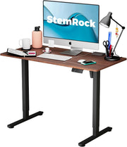 Electric Height Adjustable Standing Desk 120x60cm Ergonomic Sit Stand Table