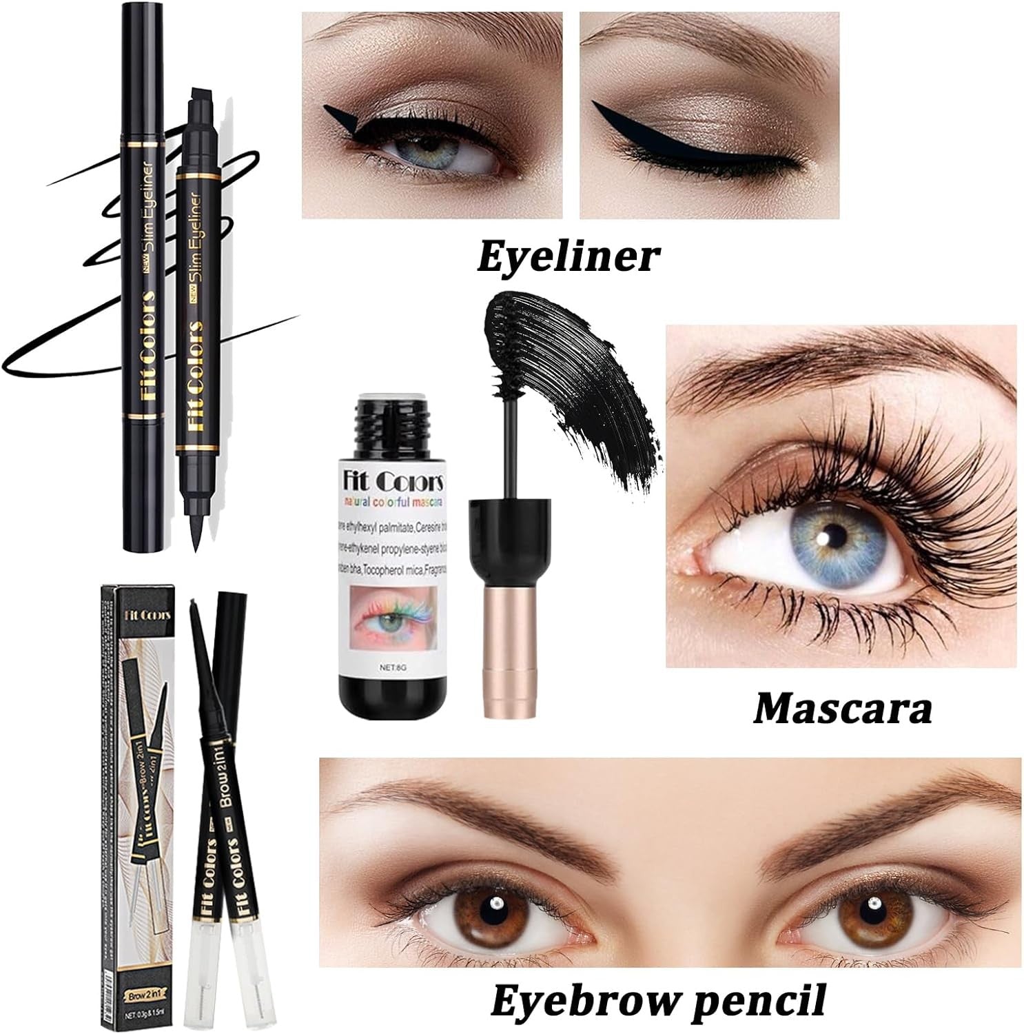 Professional All In One Makeup Kit Travel Set with Bag