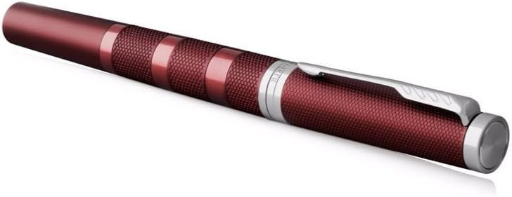 Fine Fountain Pen Deep Red Aluminium Ergonomic Gift Box