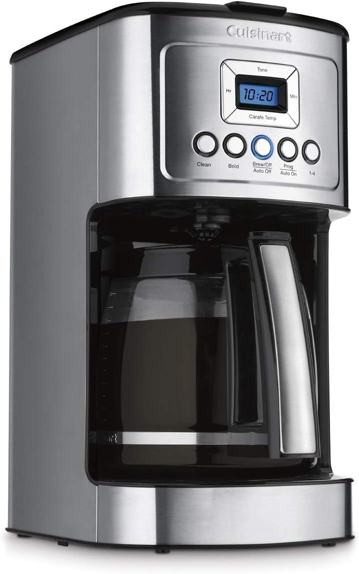 14 Cup Programmable Coffee Maker Drip Machine Stainless Steel Large Capacity