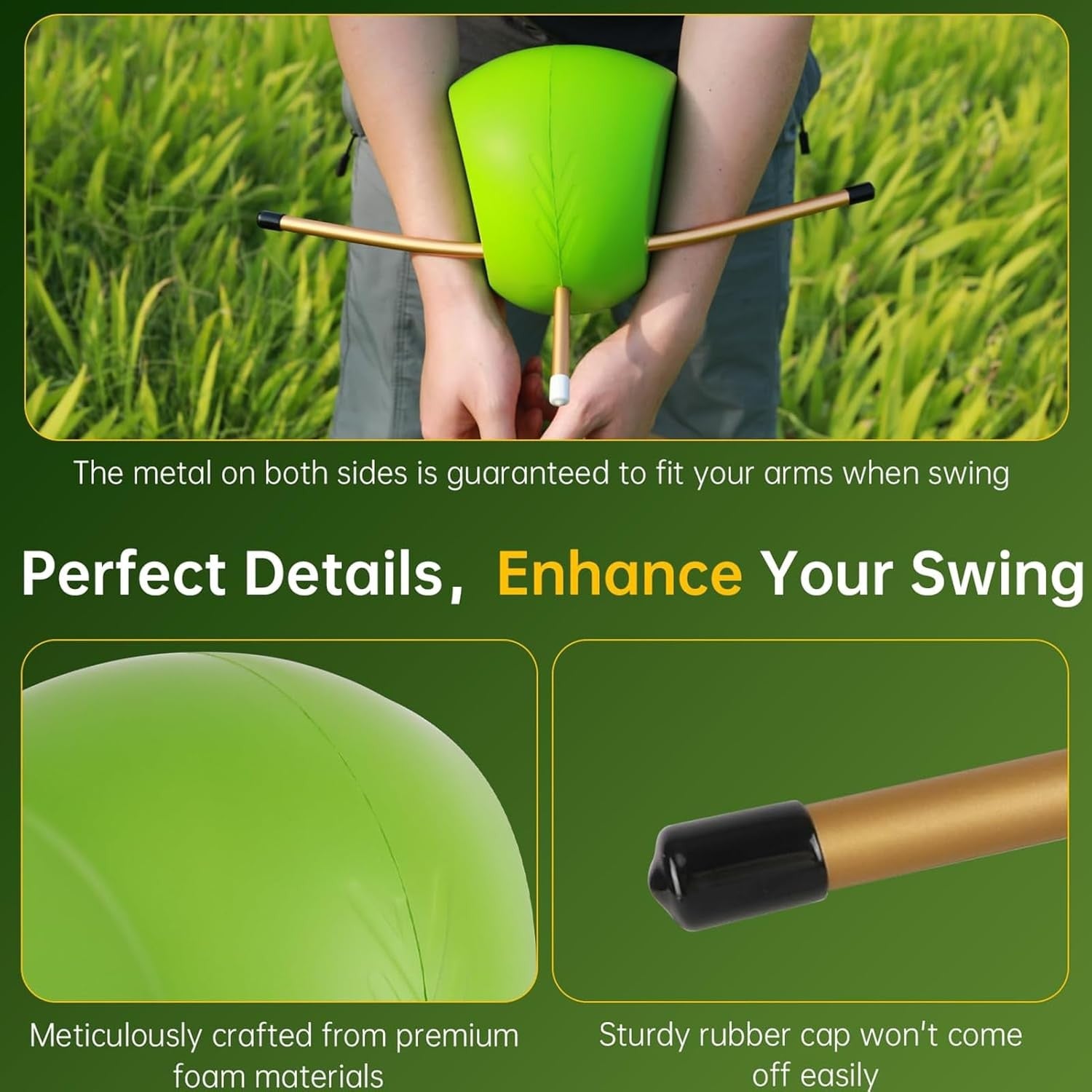 Golf Swing Trainer Arm Connector Ball Hand Position Aid