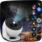 Planetarium Star Projector 12 Film Discs 3D Galaxy Nebula Night Light