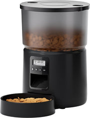Automatic Cat Feeder Timer 3L Food Dispenser 6 Meal Voice Recorder