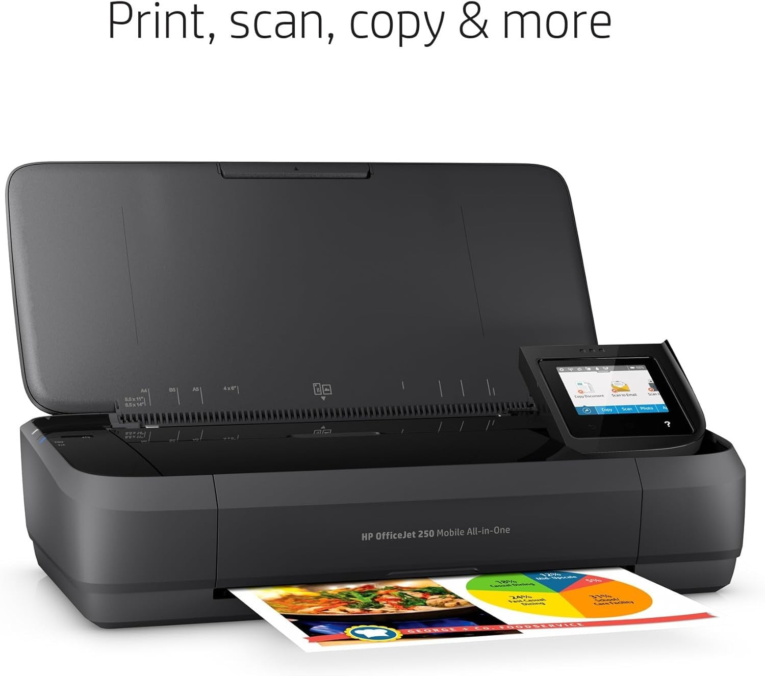 Portable All-in-One Colour Printer | OfficeJet 250 | Wireless | Touchscreen