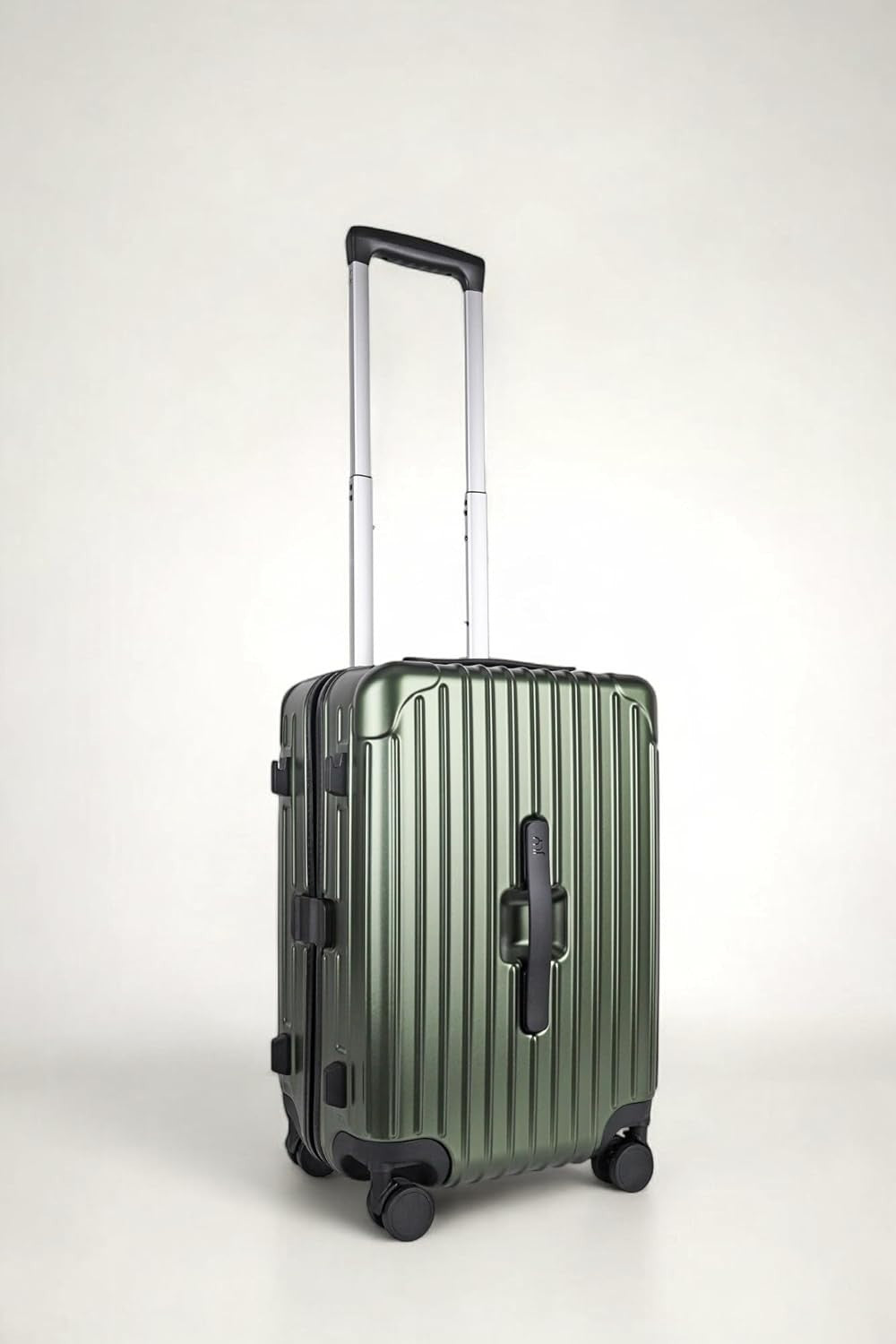 Medium Check In Suitcase Hard Shell TSA Lock Spinner Wheels Cupholder