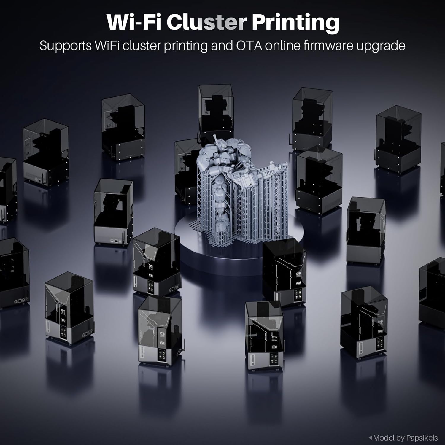 9K Resin 3D Printer Auto Level WiFi AI Camera Fast MSLA Desktop