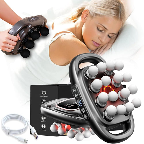 16 Head Deep Tissue Massage Gun 30 Levels Quiet Muscle Recovery Full Body