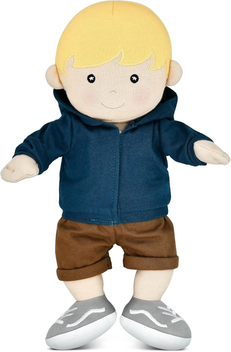 12.5in Organic Soft Baby Doll Hypoallergenic Non Toxic Eco Friendly Plush