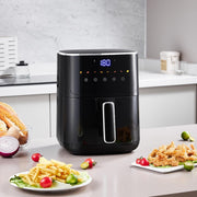 4.7L Digital | Touchscreen | 8 Presets | Non-Stick | 1400W Compact Air Fryer