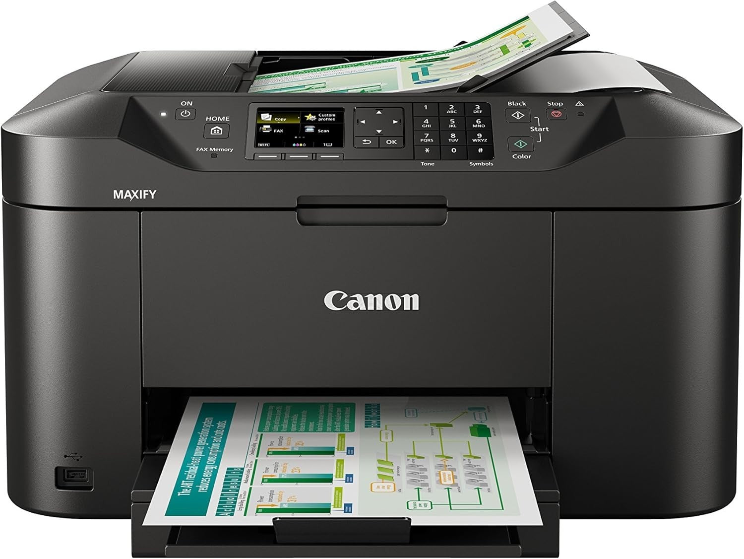 A4 Colour All-in-One Printer Wi-Fi Copy Scan Fax MB2150