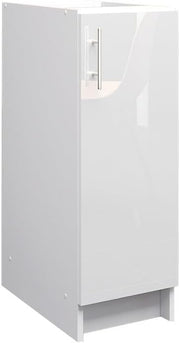 Modern 300mm White Gloss Kitchen Base Cabinet Cupboard Storage Unit