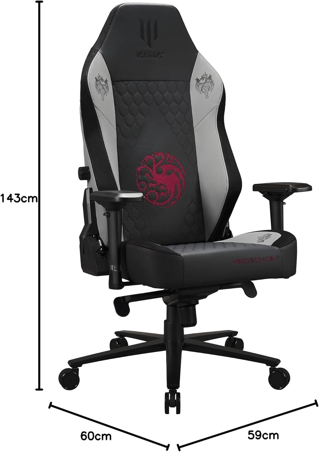 Premium XL Ergonomic Gaming Chair High Back Dragon Edition