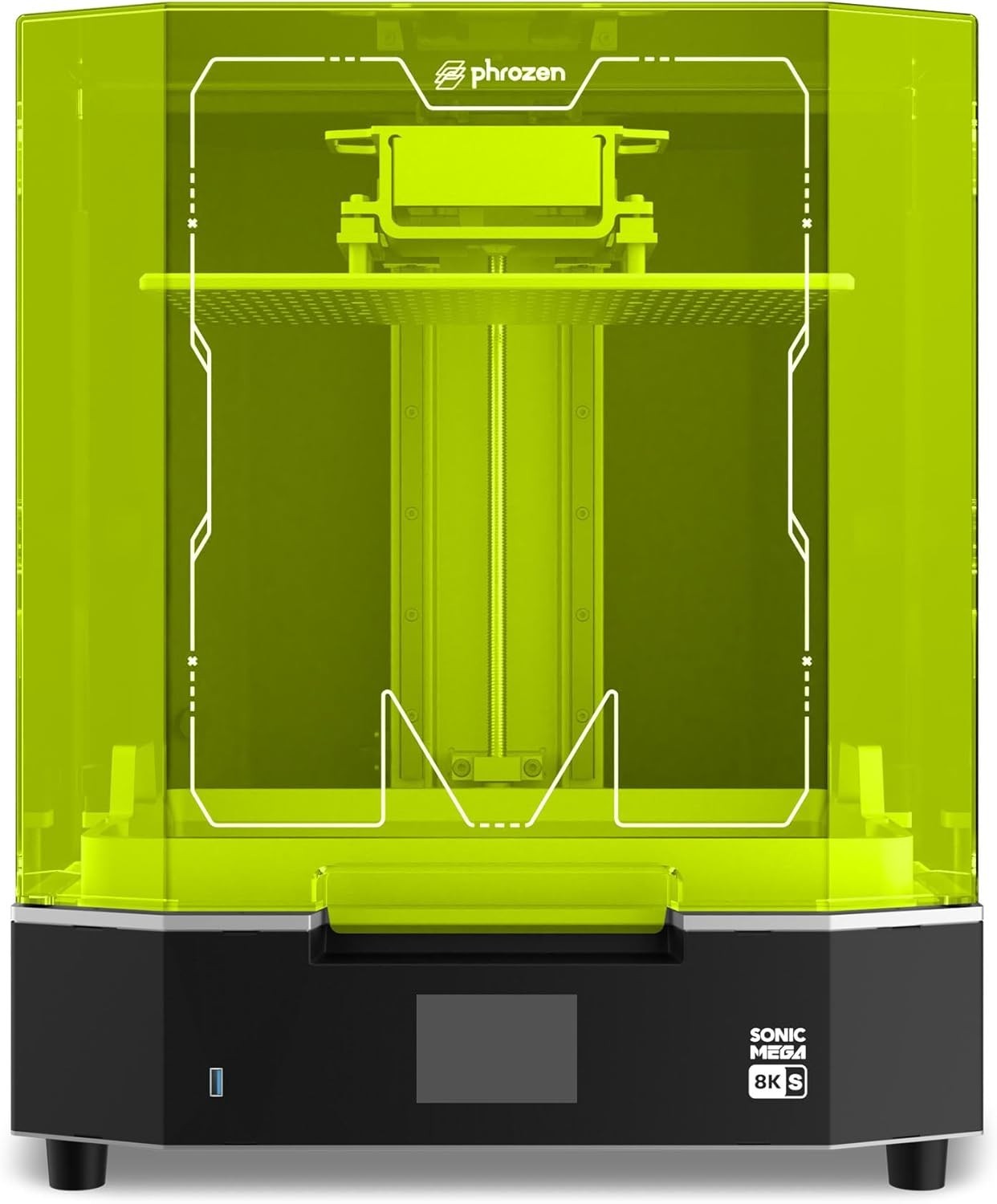 Large 8K Resin 3D Printer 15in Mono LCD High Speed Production Volume