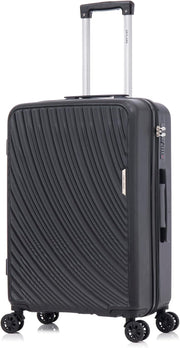 Lightweight Medium Check In Suitcase 24 Inch ABS Hard Shell 4 Spinner