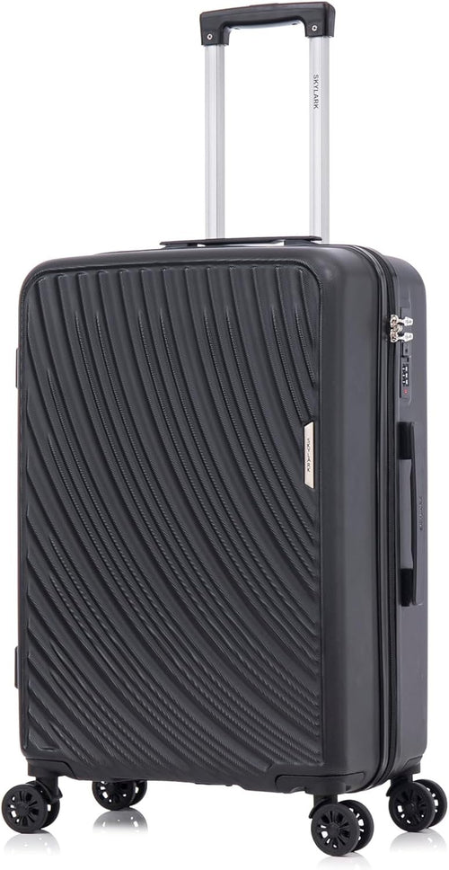 Lightweight Medium Check In Suitcase 24 Inch ABS Hard Shell 4 Spinner