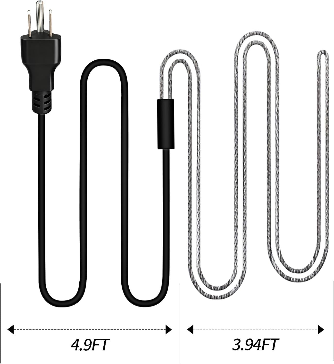 Chicken Water Heater Cord 39W Freeze Proof 3.9FT Cable