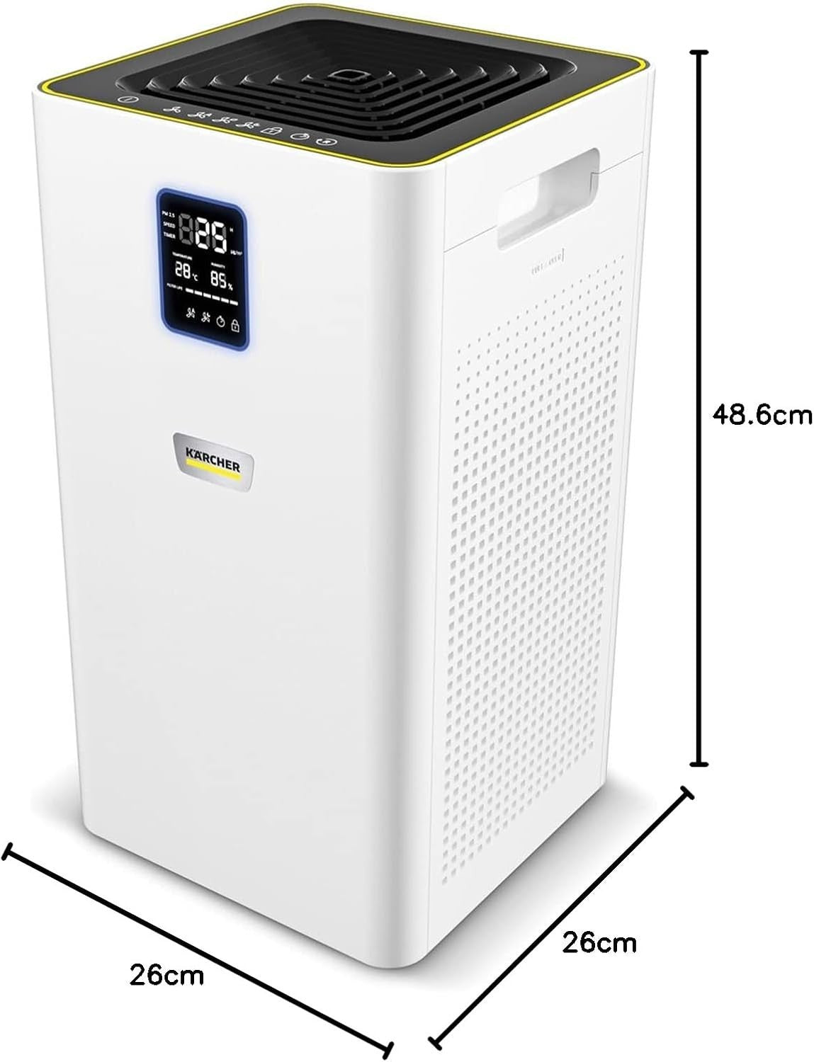 HEPA Air Purifier 320m³/h Auto Night Mode Large Room 30m²