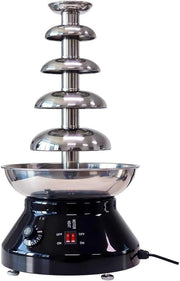 Commercial 5 Tier Chocolate Fountain 3L Stainless Steel Fondue