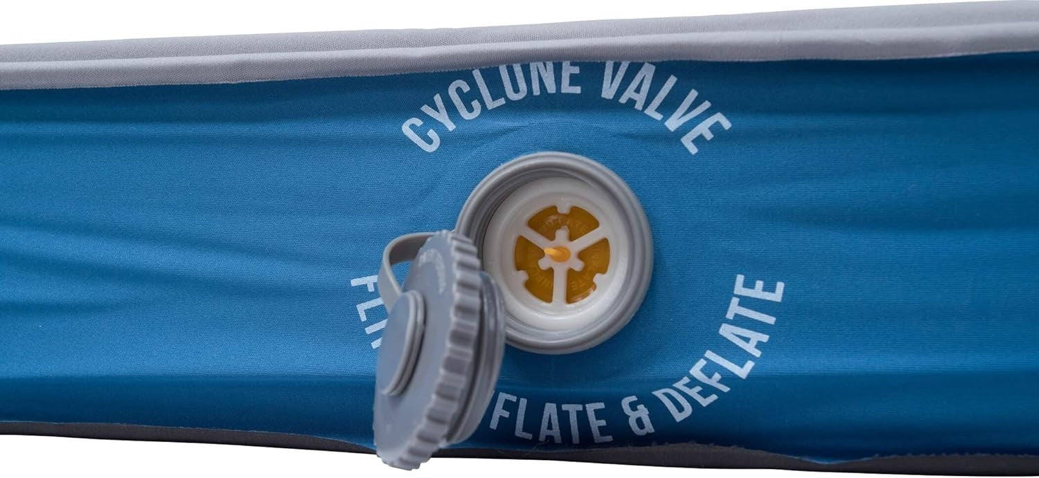 Double Self-Inflating Camping Mattress 10cm Memory Foam Lightweight