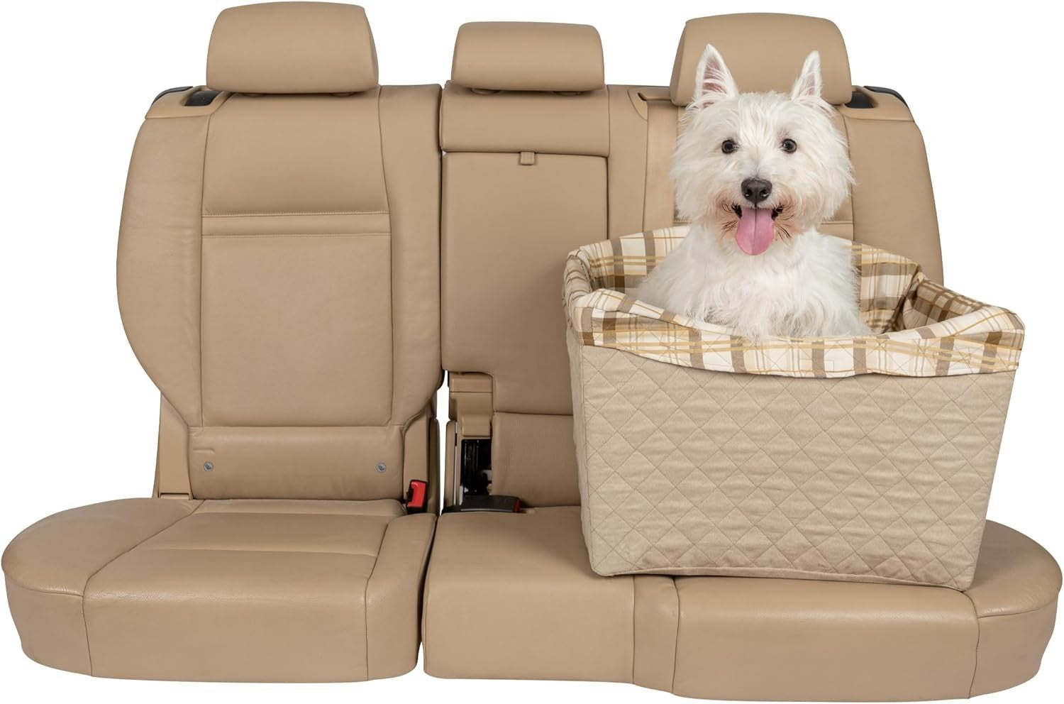 Dog Booster Car Seat Safety Travel Seat Washable Fleece Cushion 14kg