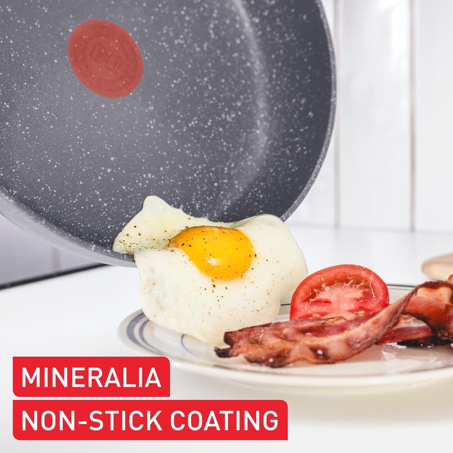 5pcs Eco-Friendly Non Stick Cookware Set – Mineral Coating, Induction Safe