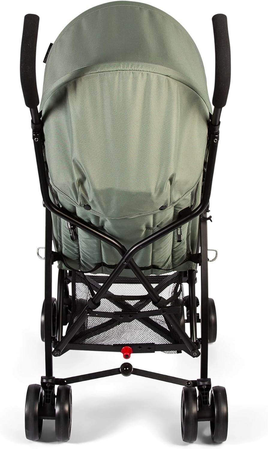 Lightweight Stroller Compact Fold Pushchair Reclining Seat 5-Point Harness Sage